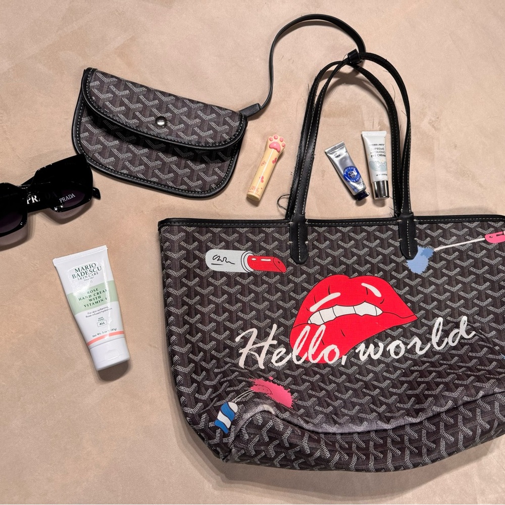 Hello World Tote and Pouch Set